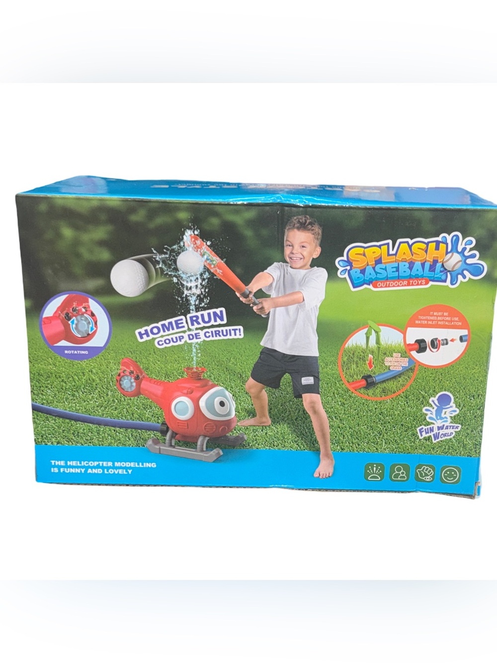 2 in 1 Water Sprinklers Splash Baseball T Ball Set Kids & Toddlers
MSRP $35
NIB